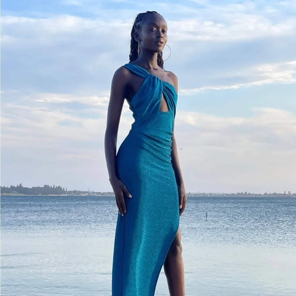 NWT Sonya Moda ACQUAVENA DRESS ✨🐚 - Picture 7 of 9